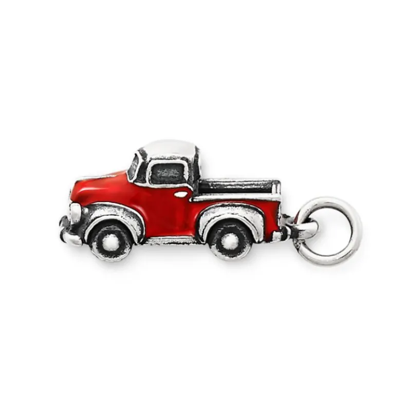 Enamel Vintage Truck Charm