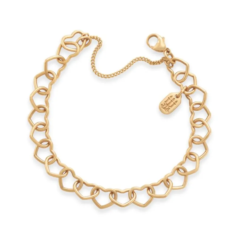 Connected Hearts Charm Bracelet