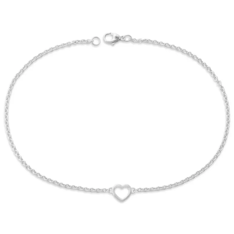Heart Station Charm Anklet