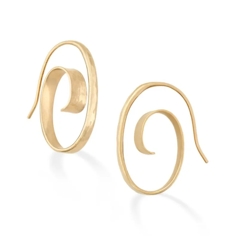 Floating Spiral Hoops