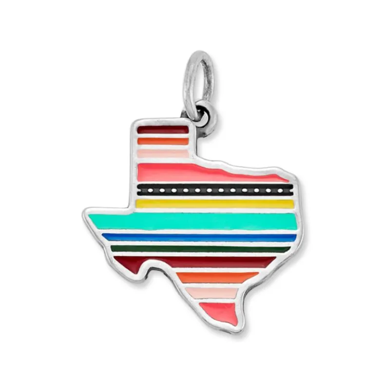 Enamel Texas Serape Charm