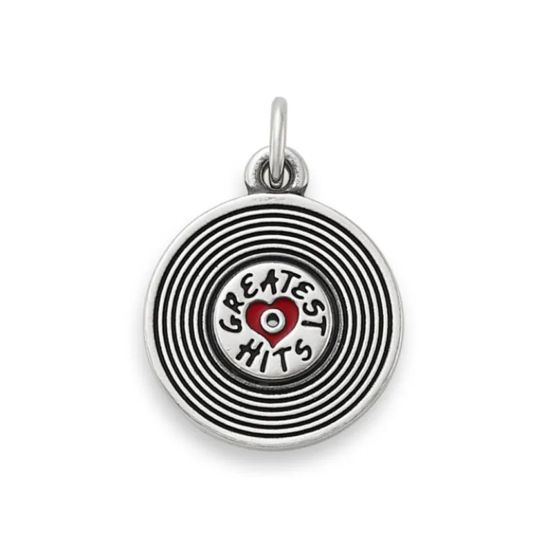 Greatest Hits Album Enamel Charm
