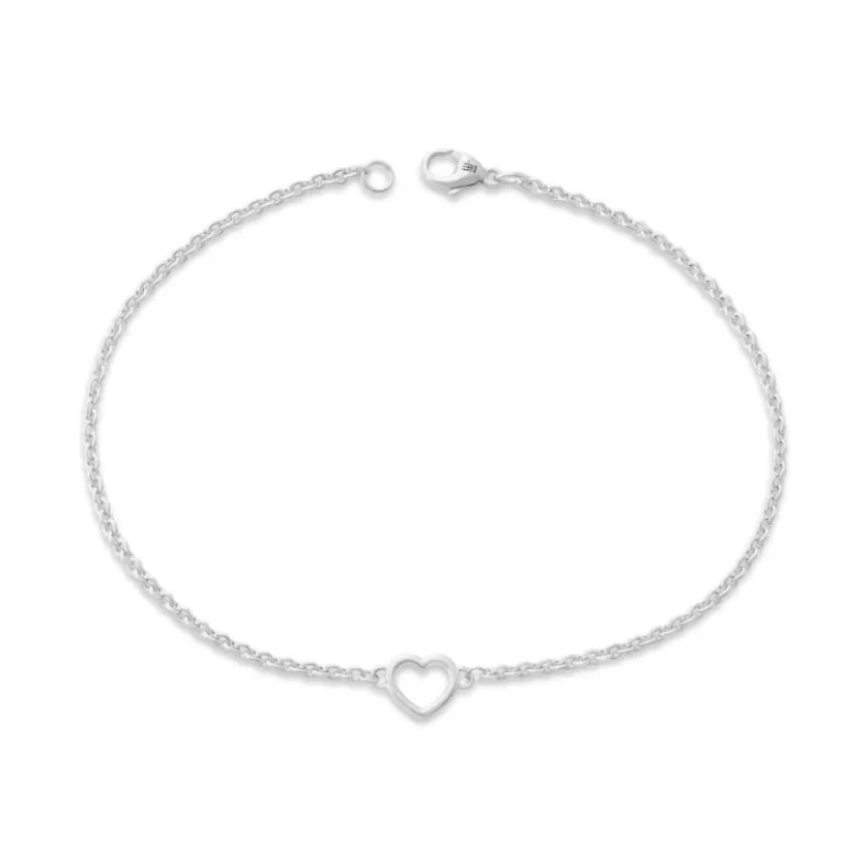 Heart Station Charm Anklet