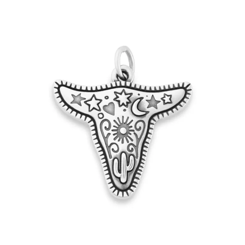 Western Sky Steer Charm