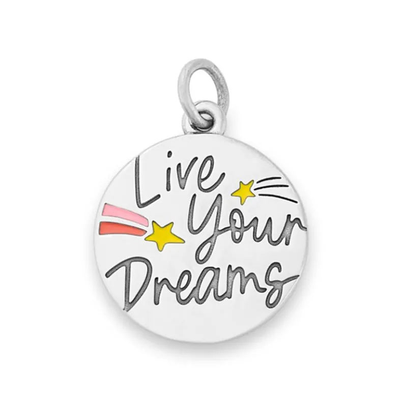 Enamel Live Your Dreams Charm