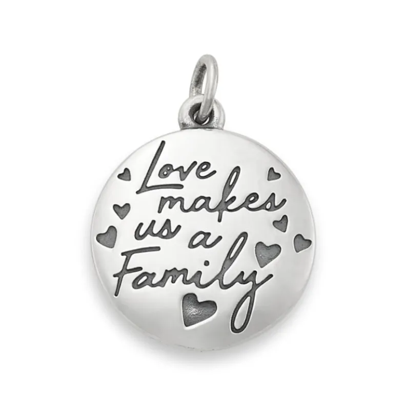 Love Makes Us a Family Charm