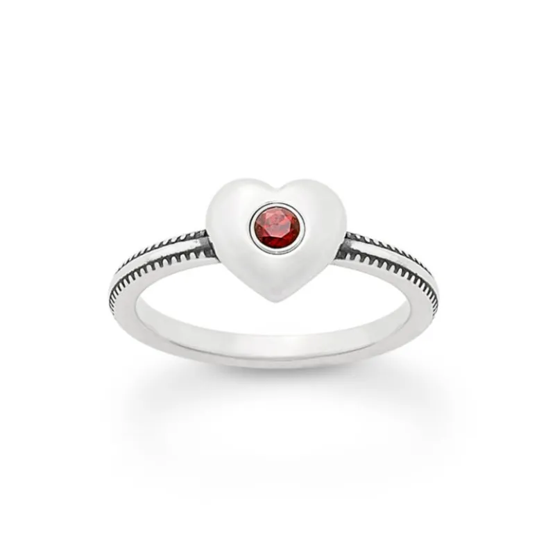 Keepsake Heart Birthstone Ring